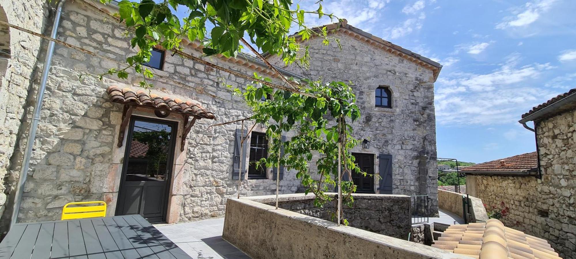 Magnifique Maison En Coeur De Balazuc, Proche Plages Ardeche Exteriör bild
